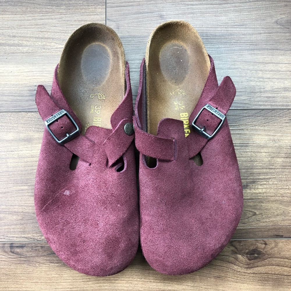 Maroon Birkenstocks